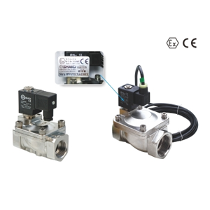 SPU225A 2/2 WAY SOLENOID VALVE (Stainless steel SUS316 series, Pilot acting)